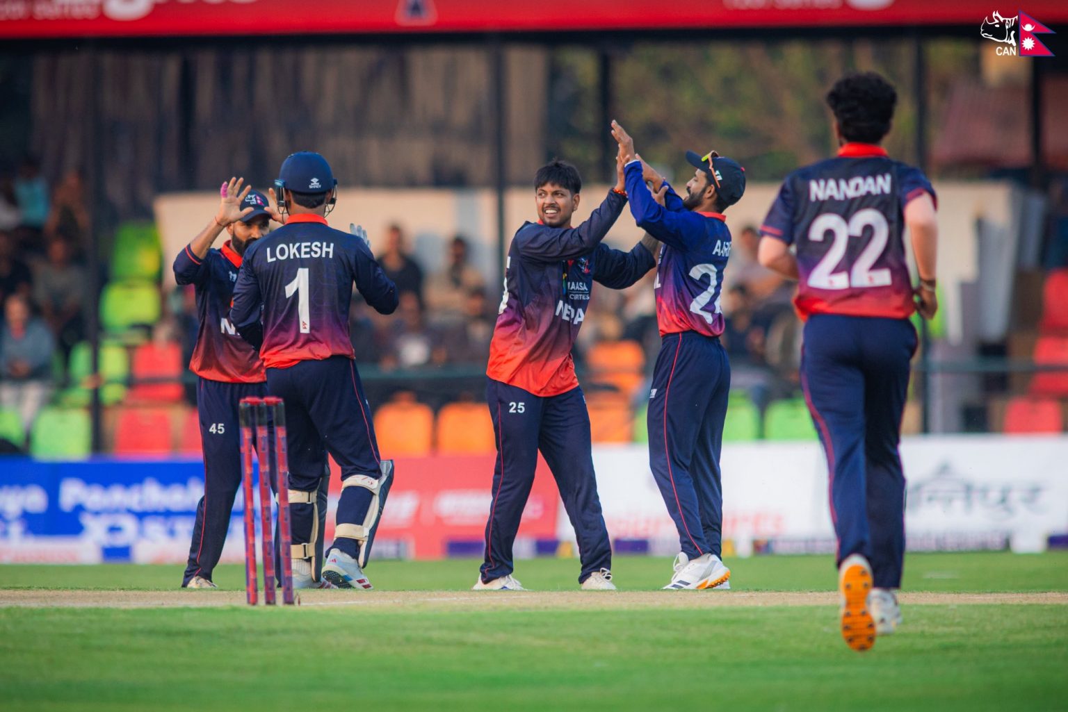 नेपालद्वारा युएई ८ विकेटले पराजित