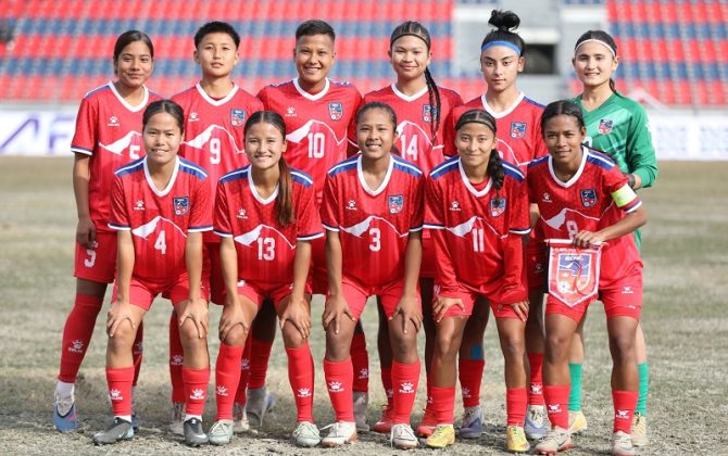 साफ यू-१९ महिला च्याम्पियनशिपमा नेपालले भूटानलाई हरायो